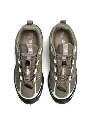 Мужские кроссовки salomon xt-6 ft khaki black3 фото