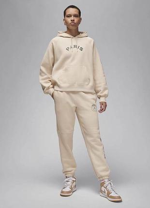 Худи air jordan saint-germain brooklyn fleece beige