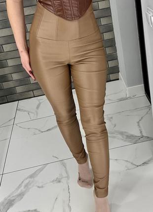 Кожаные лосины la perla