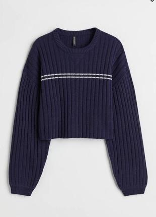 Новый джемпер кроп лонгслив h&m