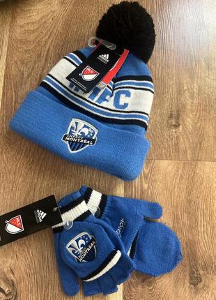 Шапка рукавиці adidas 3-6 років