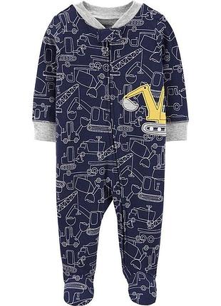 Бавовняний чоловічок сліп піжама carter’s картерс для хлопчика