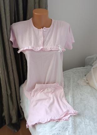 Нежный красивый набор для ночного отдыха, размер м.