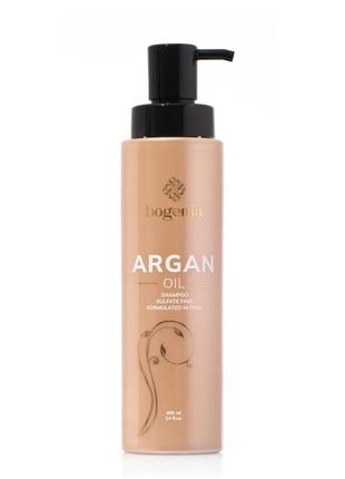 Шампунь для волос argan oil shampoo bogenia + аргановое масло 400 мл