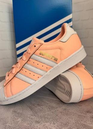Кожаные кеды adidas