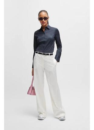 Сорочка hugo boss, чорна (100% бавовна)