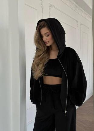 Оверсайз велюровый костюм тройка- это must have🔥