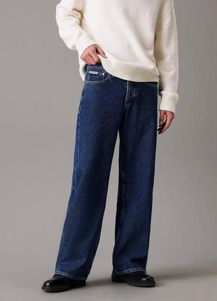 Джинси calvin klein loose denim dark