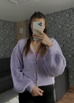 Лавандовый кардиган 💜
