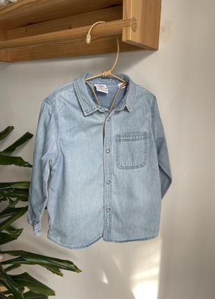 Джинсова сорочка zara