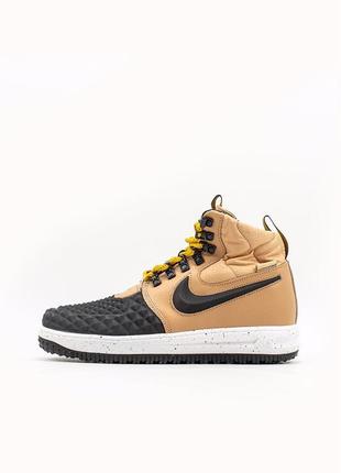 Nike duckb00t 17 "black/beige"🆕 шикарные кроссовки найк 🆕 купить наложенный платёж