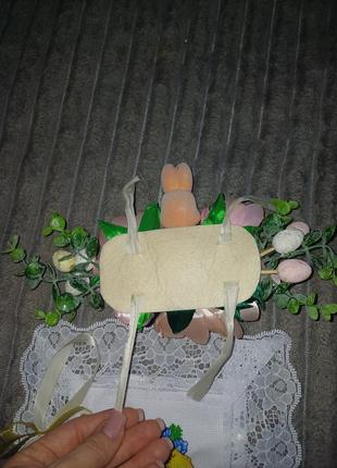 Декор на великодній кошик.  дитячий. 3