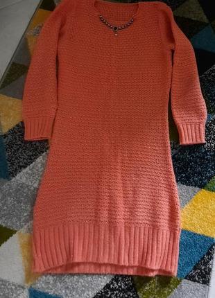 Жіноче плаття на весну, плаття весняне, сукня в'язана, плаття міні, сукня весняна