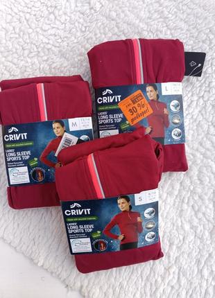 Лонгслив от немецкого бренда crivit.
 размер хс (40-42), с (42-44), м (44-46), л (46-48).