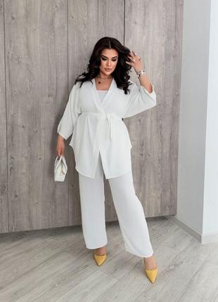 Стильный легкий костюм модель 2437