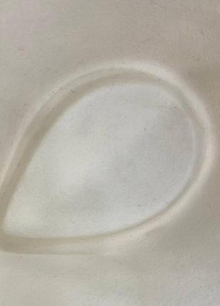 Шерстяная шляпа федора унисекс с широкими полями молочная дефект5 фото