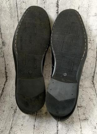 Зручні туфлі/лофери fellini,42р, натуральна шкіра9 фото