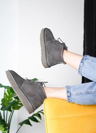 Ugg neumel grey 🆕 шикарные женские угги 🆕 купить наложенный платёж8 фото