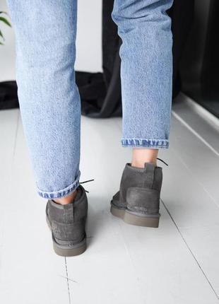 Ugg neumel grey 🆕 шикарные женские угги 🆕 купить наложенный платёж9 фото