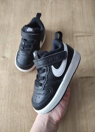 Крутые детские кожаные кроссовки  nike, оригинал, модель 2022 года, р.23,5