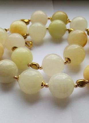 Буси, натуральний великий онікс і гематит