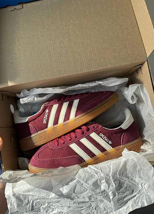 Женские кроссовки adidas spezial shadow bordo