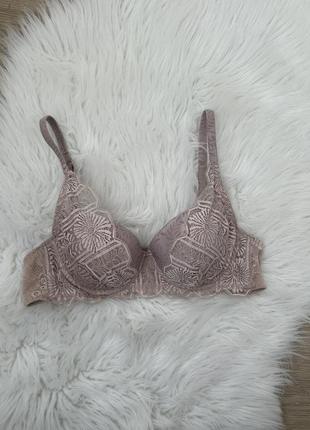 Розовый сетевой лиф, бюстгальтер intimissimi