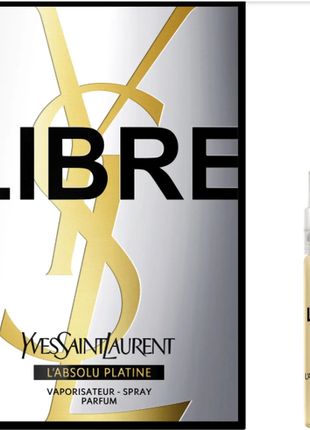 Yves saint laurent libre l'absolu platine parfum (пробник)
