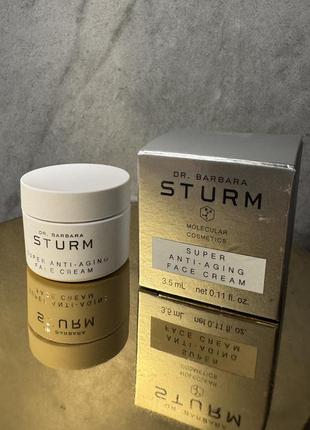 Антивозрастной крем для лица dr. barbara sturm super anti-aging face cream, 3,5 мл