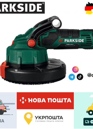 Шліфувальна машина для  стін і підлог parkside pwbs 180 b3