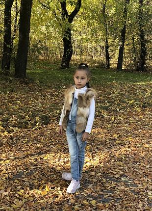 Жилет из лисы