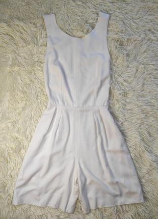 Givenchy оригинал франция льняной комбинезон комбез ромпер люкс бренд дизайнерский белый комбинезон винтаж винтаж