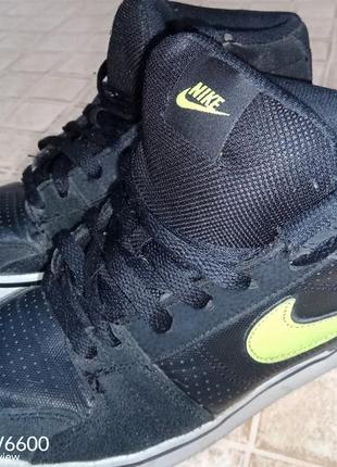 Мужские кроссовки, кеды, бренд nike, размер 38,5, индонезия, натуральная кожа, оригинал