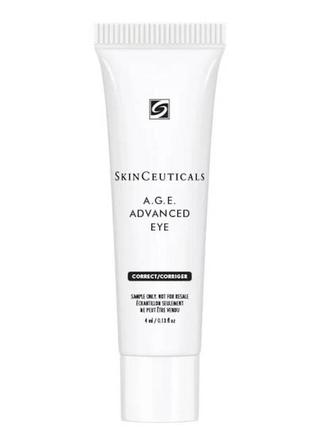 Антивіковий крем для догляду за шкірою навколо очей skinceuticals age advanced eye cream 4 мл