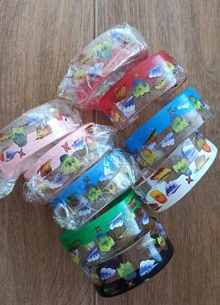 Акриловый браслет с росписью