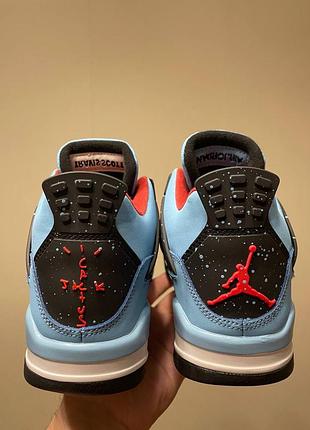 Nike air jordan 4 x travis scott "cactus jack" 9