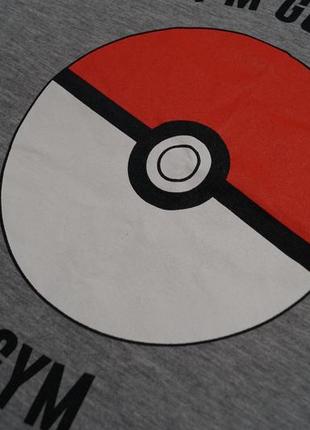 Футболка з принтом з серії аніме pokemon я йду в спортзал.3 фото