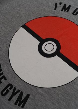 Футболка з принтом з серії аніме pokemon я йду в спортзал.5 фото