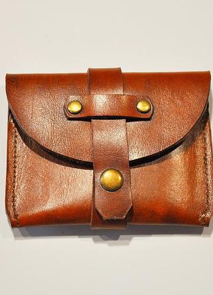 Шкіряний мініатюрний гаманець