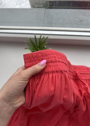 Качественная натуральная юбка миди юбка коттон батал на резинке2 фото