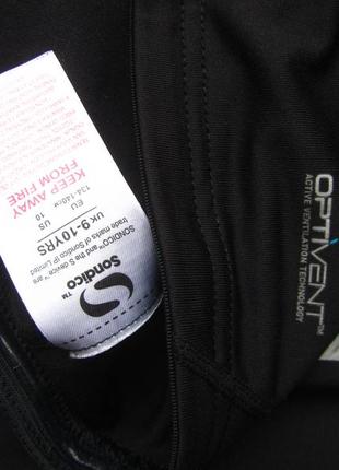 Спортивная компрессионная термо бельйо кофта лонгслив базовый слой sondico long sleeved junior black6 фото