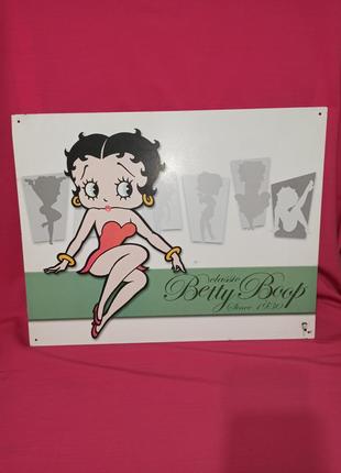 Betty boop металлическая табличка вывеска картина бетти буп постер