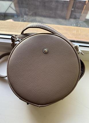 Кругла сумочка cross body 🤎