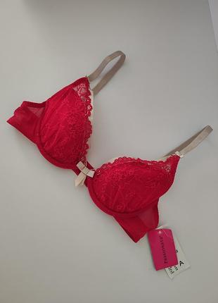 Бюстгальтер passionata красный фирменный бюстгальтер passionata