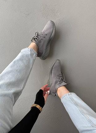Кроссовки boost 350 grey 3