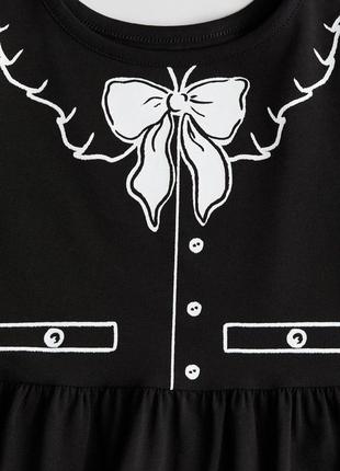 Сукня для дівчинки чорна бант h&m 110/116см 2