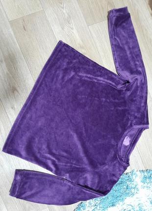 Теплая мягкая флисовая кофта свитер для дома