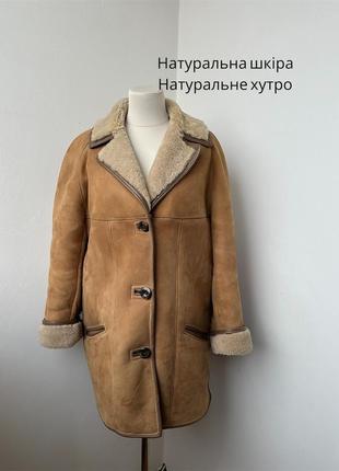 Невероятная кожаная дубленка из натуральной замши и натурального меха, дубленка из натуральной овчины
