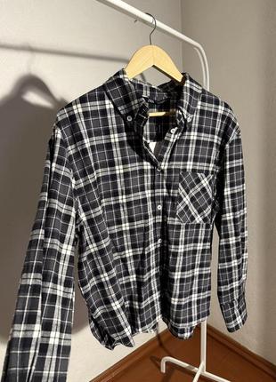 Сорочка в клітинку zara m