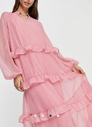 Сукня максі, ніжно рожева нова, р. м